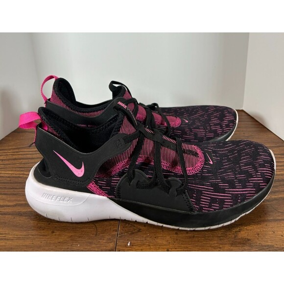 Nike AQ7488-002 Flex Contact 3 Black Pink Running Sneaker Shoes Women's Sz 8.5 - Picture 3 of 7